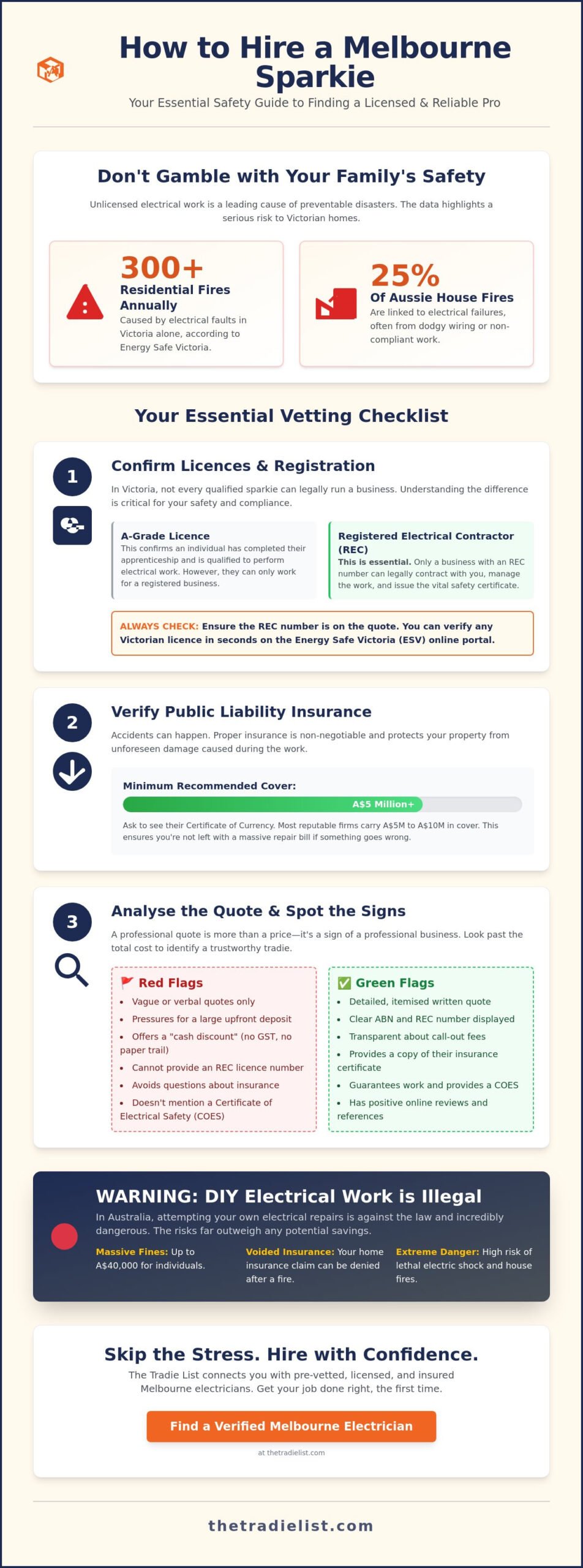 Hire Local Electrician Melbourne: Finding Reliable Tradies for Your Home