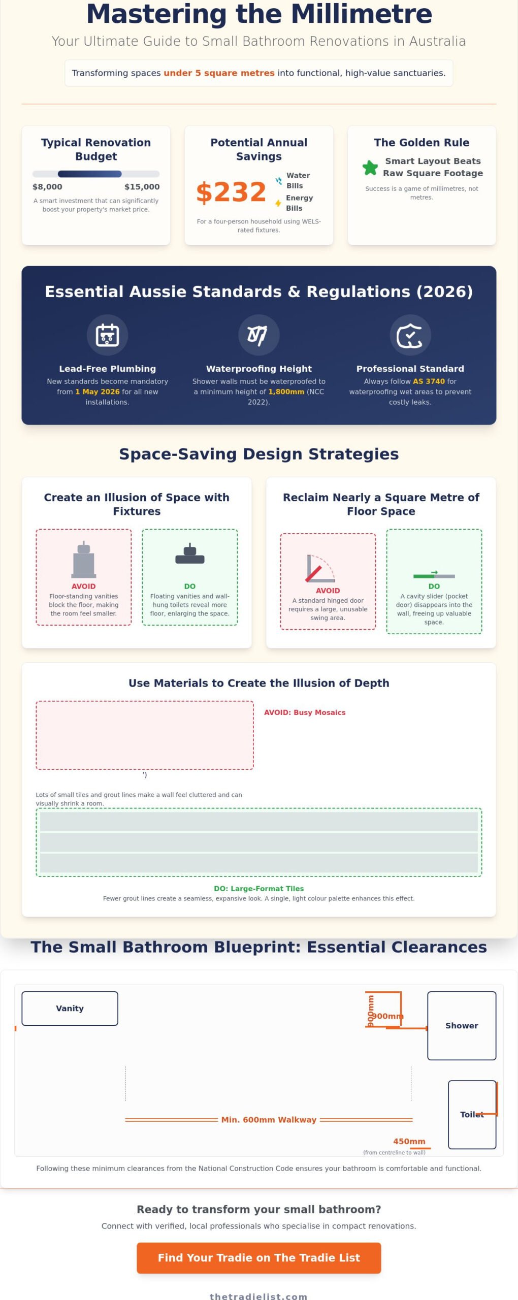 Small Bathroom Renovations 2026: The Ultimate Australian Guide